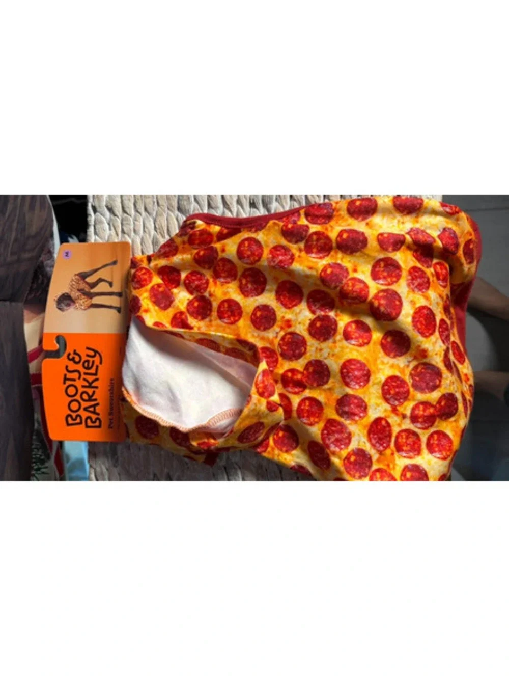 Boots and Barkley Medium Dog Pizza Shirt